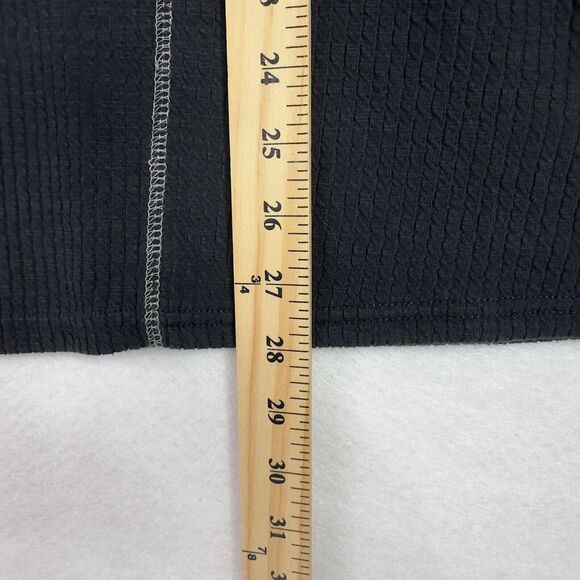 Soft Surroundings Nellie Tunic Black Sz Medium M V-Neck Knit Stretch Long Sleeve - Picture 11 of 12